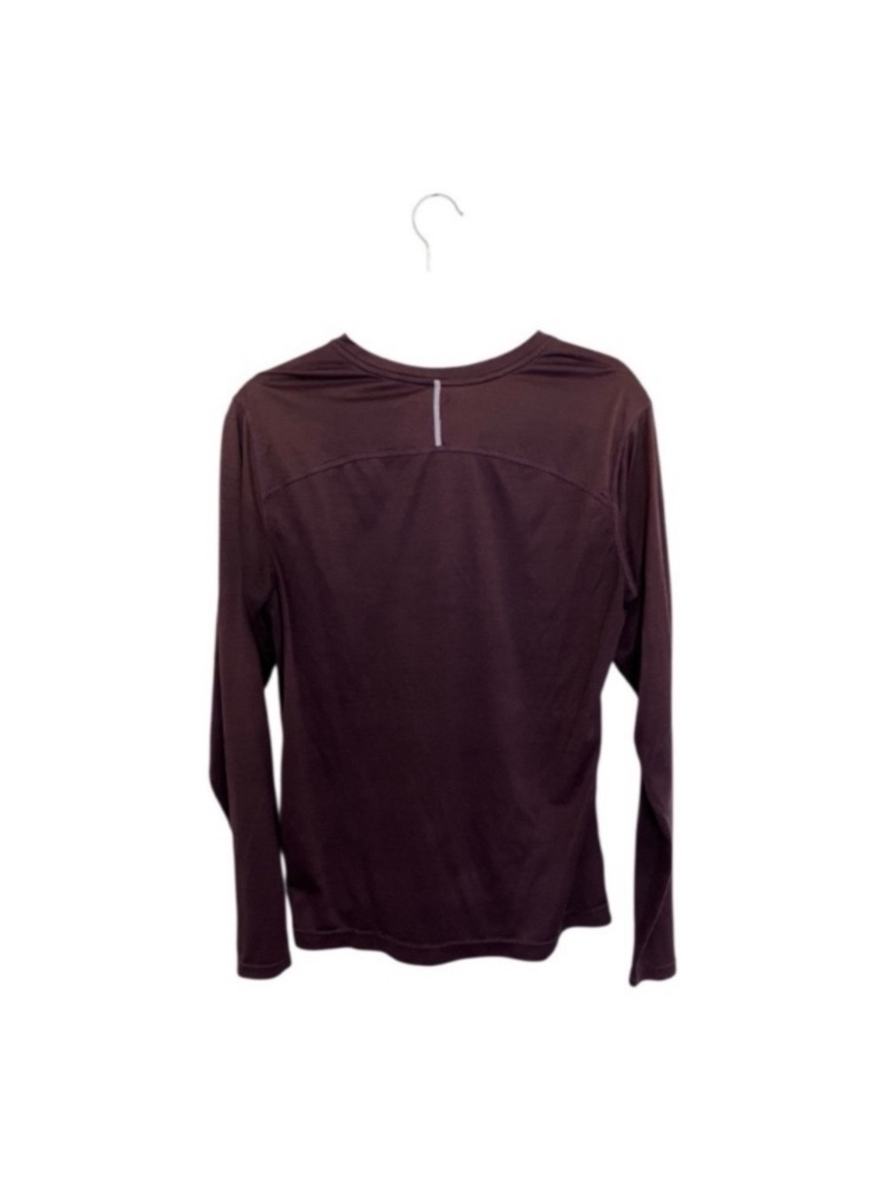 REI Men's Long Sleeve Crew Neck Shirt Dark Brown - Picture 4 of 6
